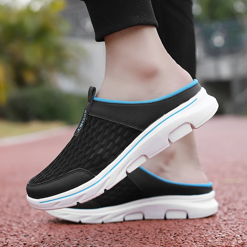 

Men Shoes Loafer Men Slippers Breathable Home Male Thick Bottom Slides Walking Shoe for Men Plus Size 47 Sandals zapatillas male