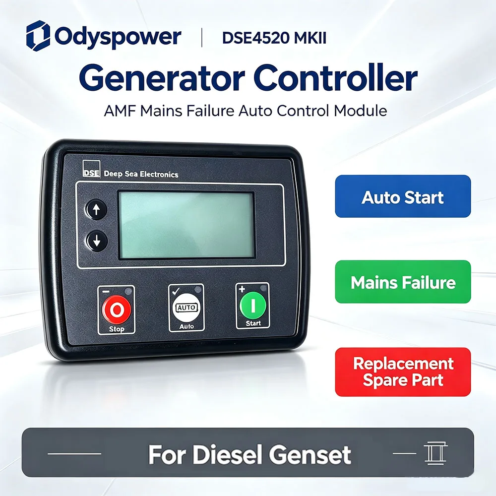 DSE4520 MKII Deep Sea Generator Controller, AMF Mains Failure Auto Control Module, UK Made Original for Diesel Genset