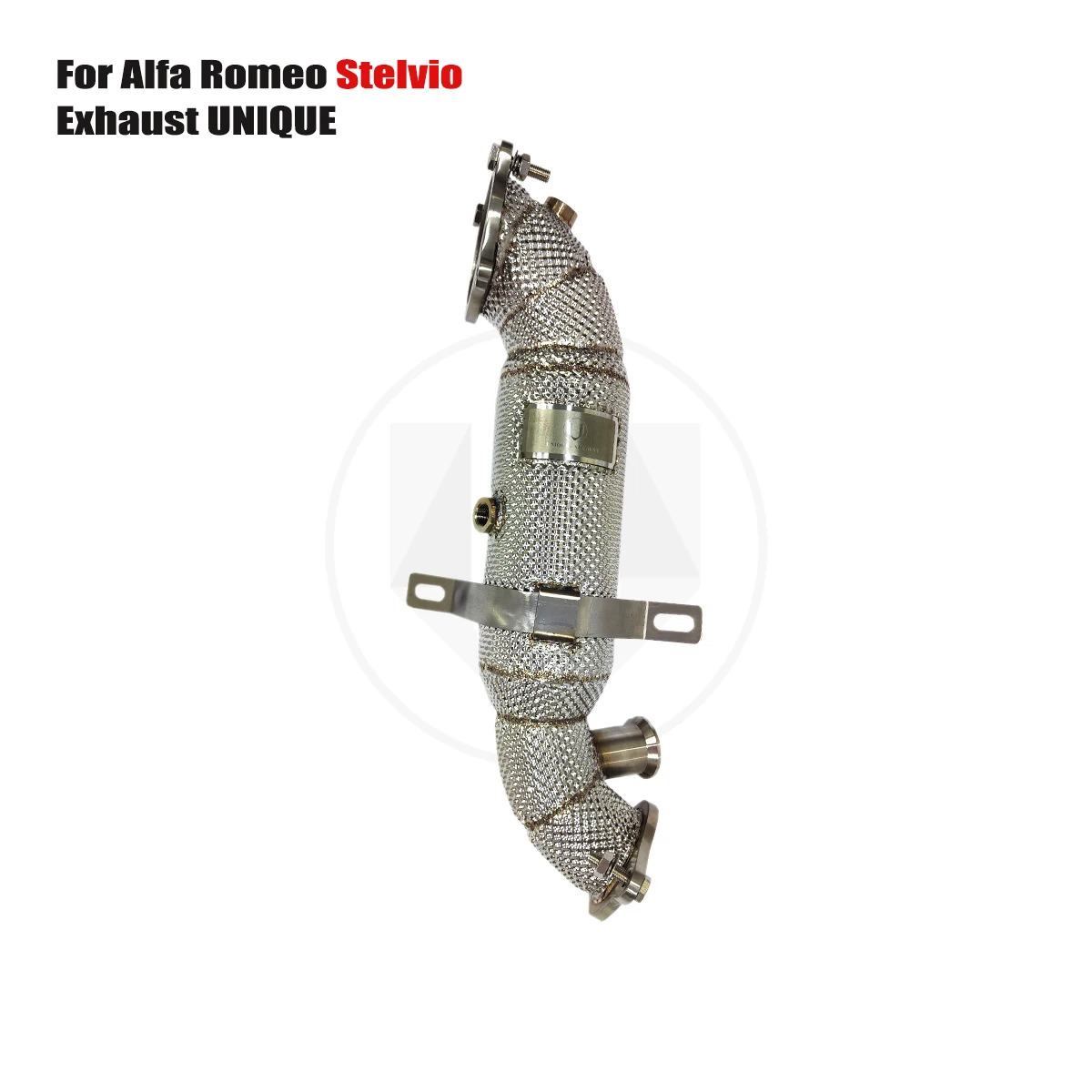 

UNIQUE For 2017+Alfa Romeo Stelvio 2.0t With insulator downpipe With cat/without cat exhaust pipe