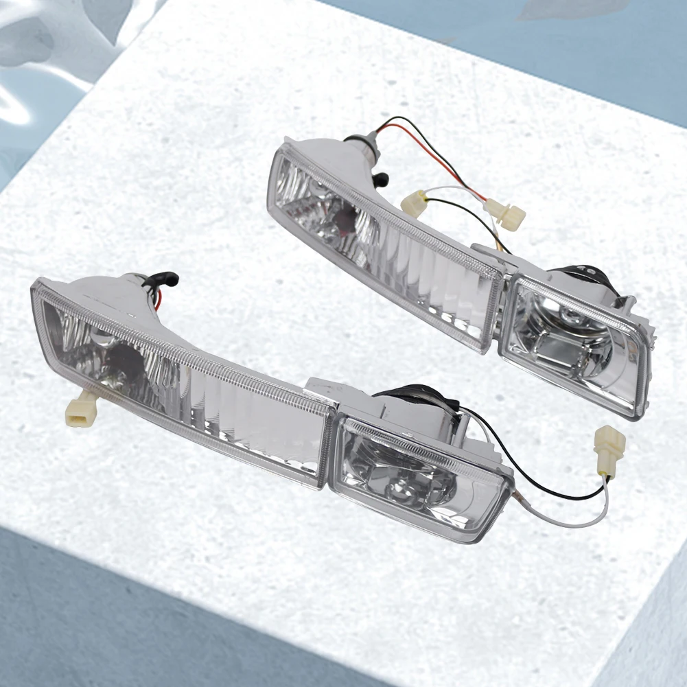 

Car Smoked Front Bumper Fog Light Turn Signal Light Front Bumper Clear Fog Light for VW Golf Jetta MK3 1993-1998