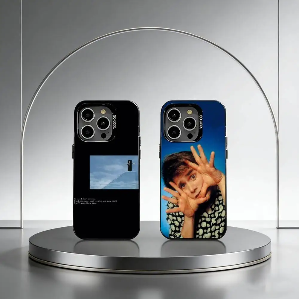 

T-The T-Truman Show Movie Phone Case For iPhone 17,16,15,14,13,12,11 Plus,Pro Max,XS,Colorful Silver Black Cover