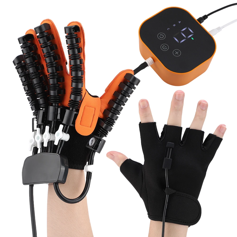 Stroke Hemiplegia Rehabilitation Intelligent Massage Gloves Finger Training Rehabilitation Hand Function Recovery Finger Trainer