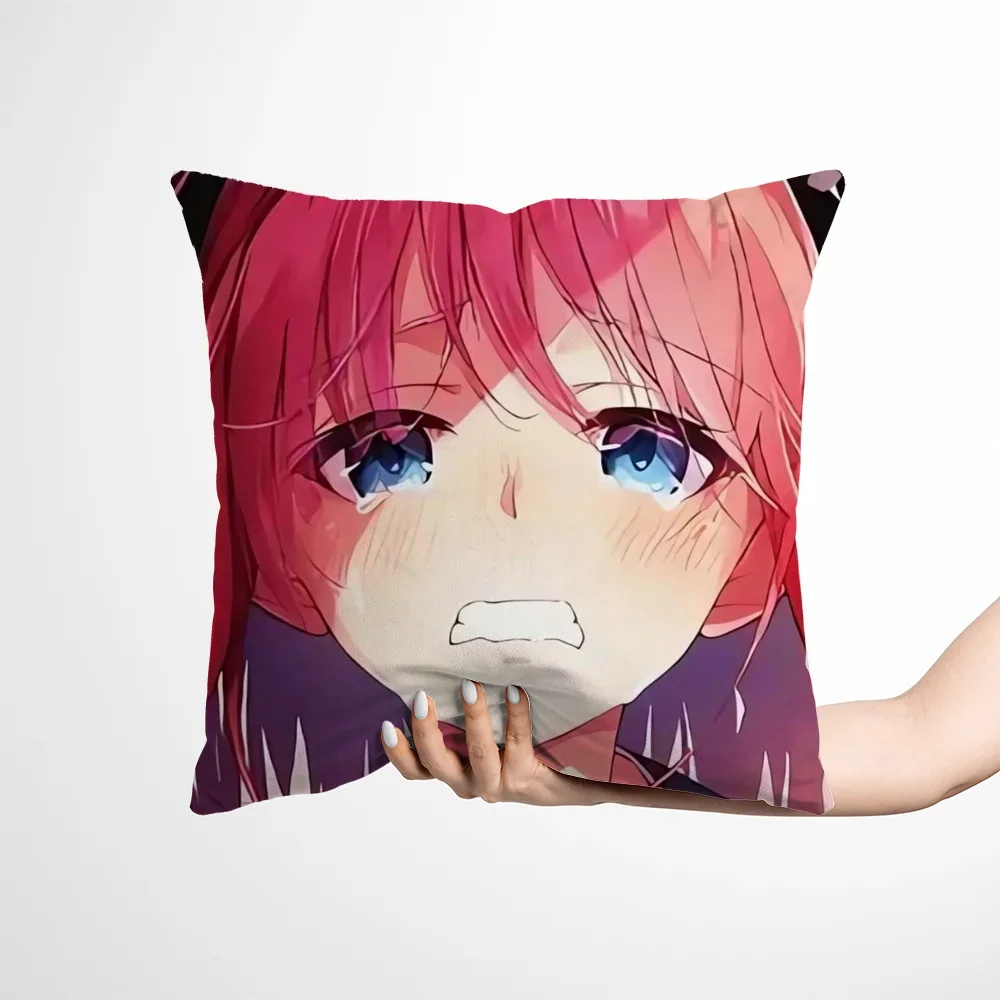 The Quintessential Quintuplets Cute Pillows for Decoration Kawaii Cushion Cover 50x50 Room Cushions Body Pillow Cover 45x45 Hugs