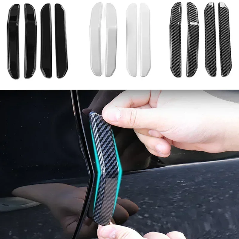 For Tesla Model 3 Y Car Door Anti-collision Strip ABS Anti Scratch Protection Sticker Car Decoration Modification Accessories