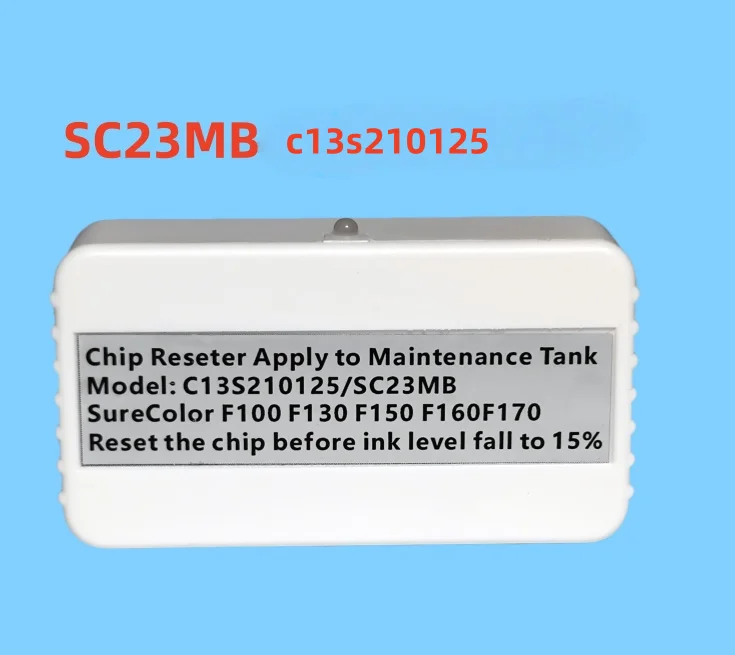

SC23MB C13S210125 Maintenance Box Chip Resetter for Epson SC-F100 SC-F130 SC-F160 SC-F170 F100 F130 F160 F170 F150 Printer