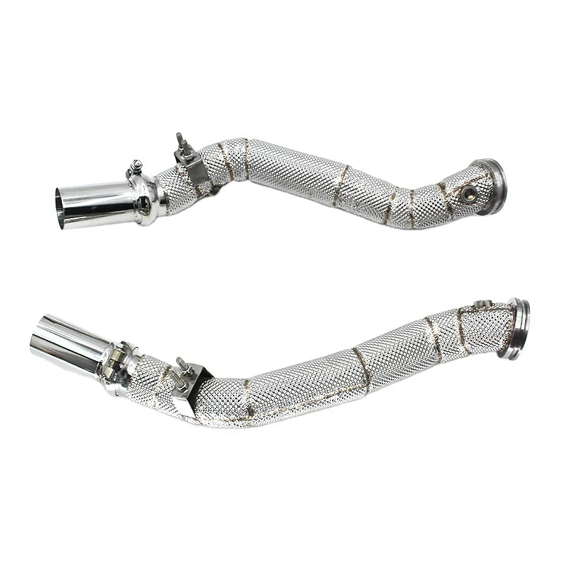 

Head Section High flow Pipes Exhaust Pipes branch downpipe Exhaust Pipe with catalyst for Maserati Quattroporte 3.0T