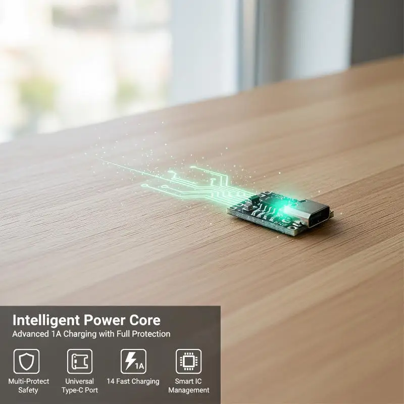^1-10Pcs TP4056 3.7V Lithium Battery Charging Discharging Board With Protection Type-C USB Type C Li-ion Battery Charging Board