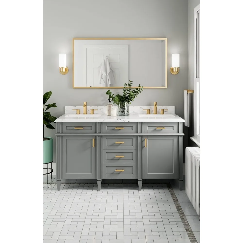 

9-дюймовая современная вешалка для полотенец из матового золота, настенная вешалка для декора ванной и кухни