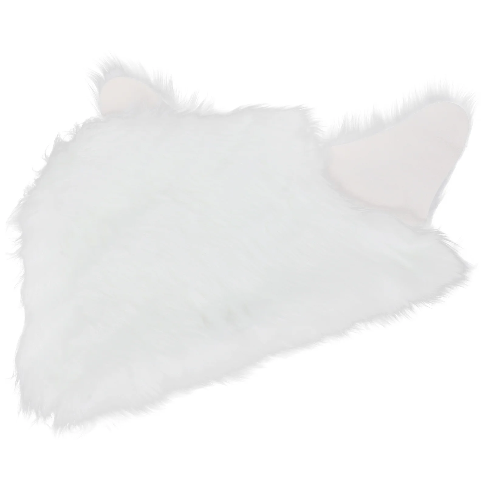 

Коврик из искусственной овчины цвета слоновой кости, мягкий, удобный для домашнего декора, кресло для гостиной, спальни (кухматое кресло)