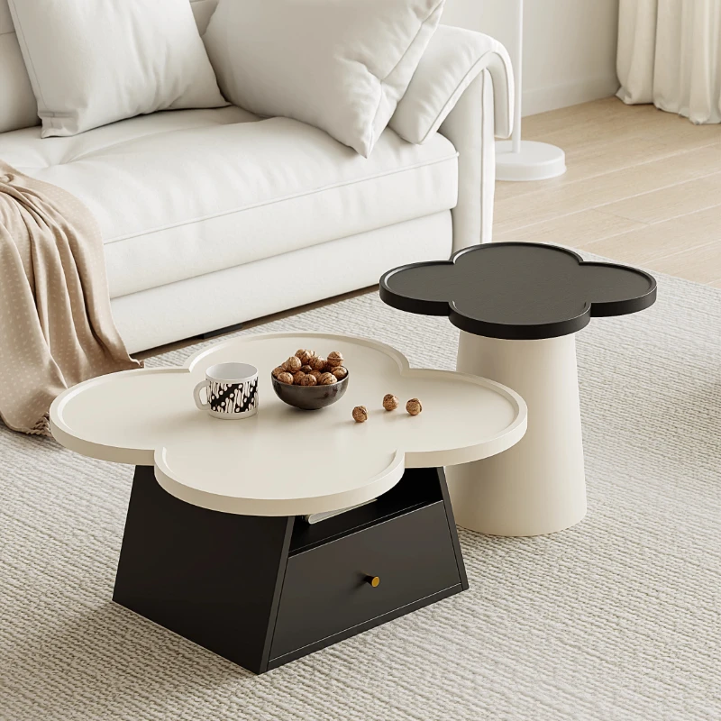Corner Small Coffee Tables Funky Sofa Novelty Occasional Coffee Tables Space Saving Storage Mesa De Centro Furniture Room