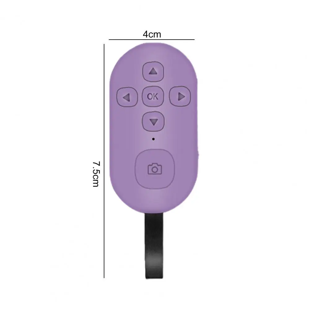 ปุ่มควบคุมระยะไกลรองรับบลูทูธชัตเตอร์โทรศัพท์มือถืออเนกประสงค์สำหรับ Tik-Tok e-book คอนโทรลเลอร์ไร้สาย