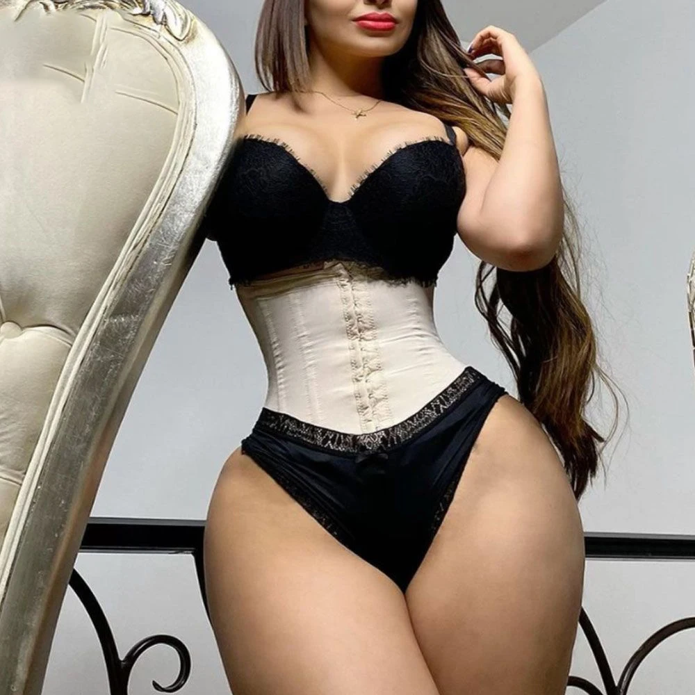 

Fajas Colombianas Women's High Compression Corset Waist Seal Hourglass Curve Waist Trainer Abdomen Control Shapewear