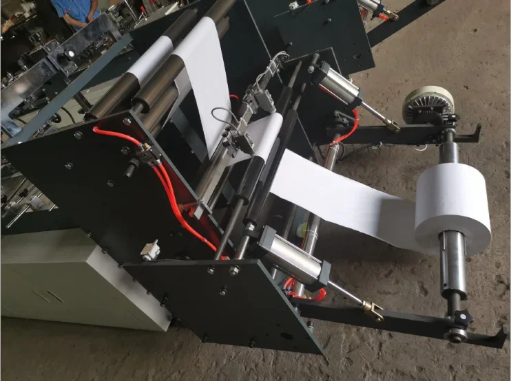 Fully Automatic Kraft Paper Bag Making Machine For V Bottom Bags