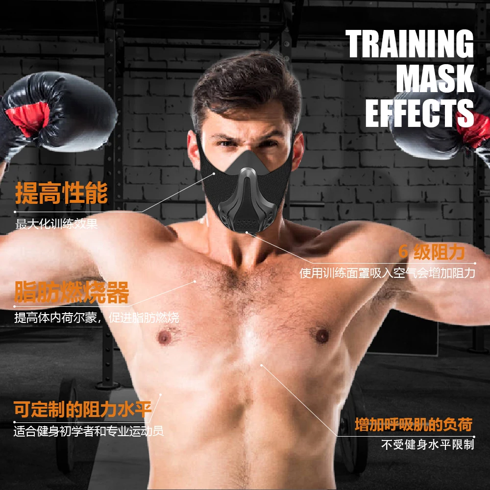 

High Performance Sports Mask - Ideal for Yoga Jogging pollution and windproof silicone nose bridge with adjustable elastic band