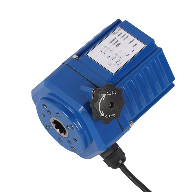 Atuadores inteligentes de baixo torque, atuador de válvula elétrica de 90 graus, 30Nm, CA 110V, 220V, DC 12-36V