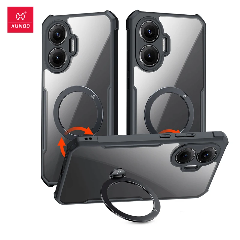 

Xundd чехол для Xiaomi Redmi Turbo 4 Pro, магнитные подушки безопасности, рамка из ПК + ТПУ, прозрачный чехол для телефона Redmi turbo 4 pro, различные воздушные подушки