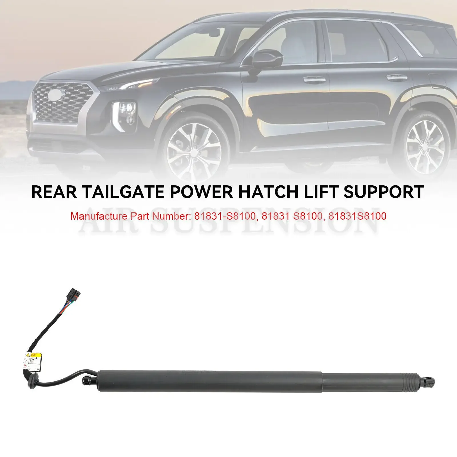 81841S8100 2pcs Rear Left&Right Power Liftgates Lift Support Fit for Hyundai Palisade 2020 2021 2022 81831-S8100/ 81841S8100