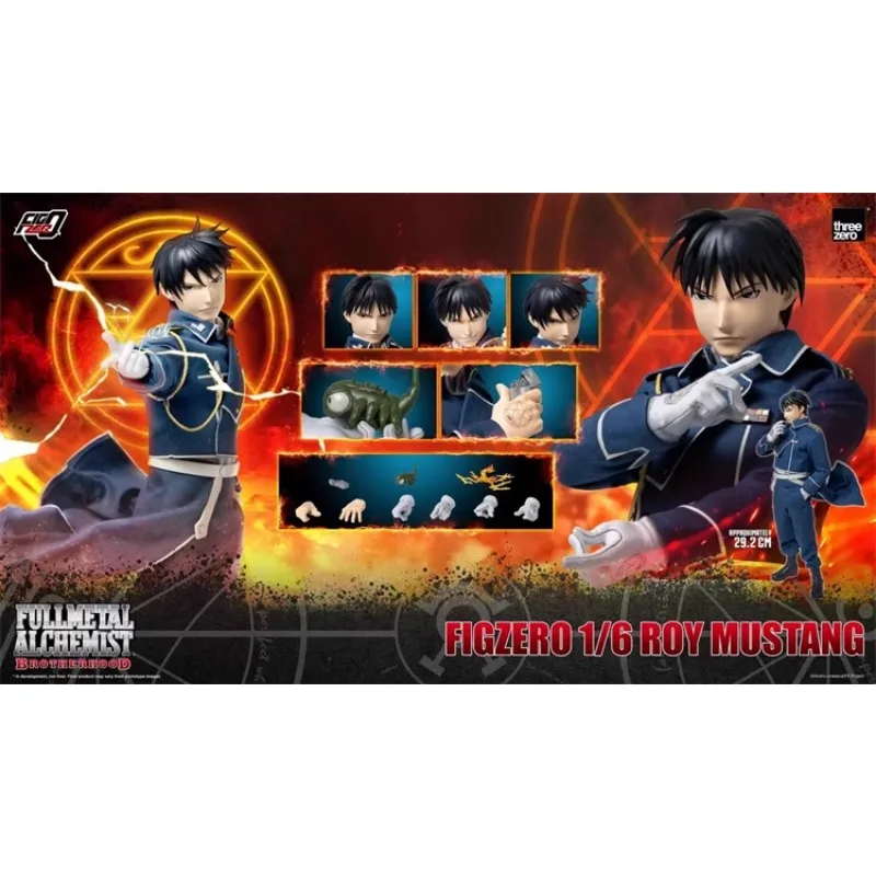 ThreeZero 1/6 Fullmetal Alchemist Roy Mustang 3Z02330W0 نموذج قابل للوضع، الشحن خلال 48 ساعة