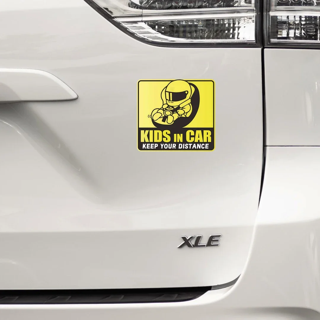 Maintain Car Distance/Baby Warning Car Stickers Inside the Car PVC High-Precision Printed Glass Window Stickers