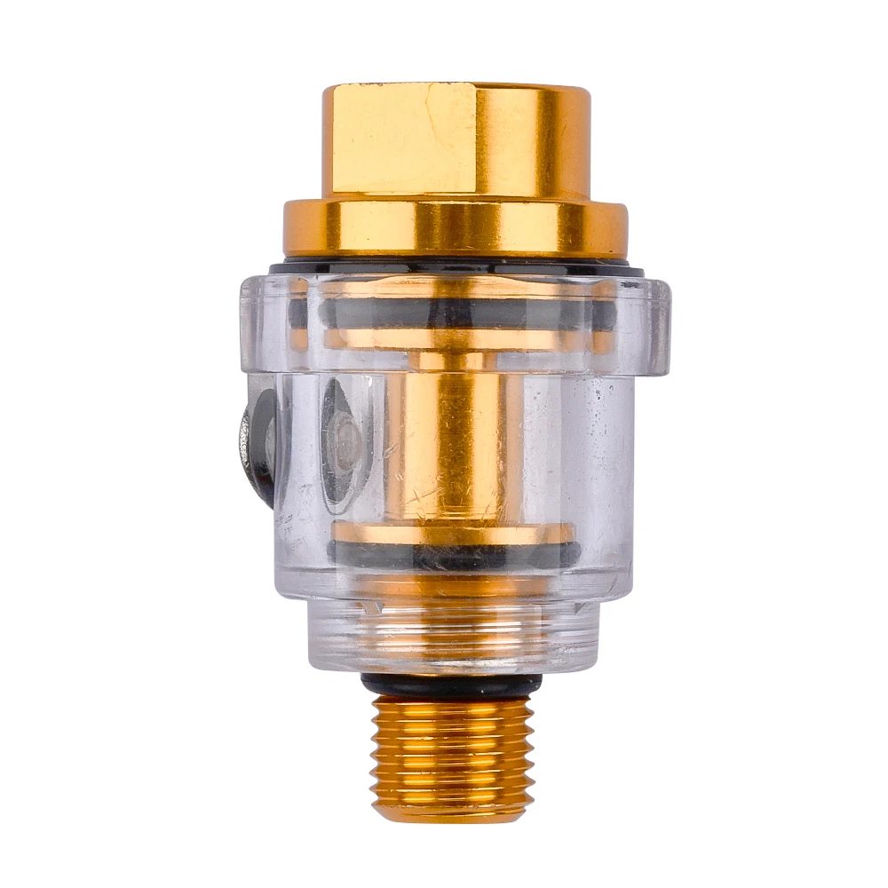 

1/4 Threaded Oiler Lubricator for Pneumatic Tool Air Tool Compressor Pipe Hose Oiler Automatic Oiling Filter Pipe Fittings