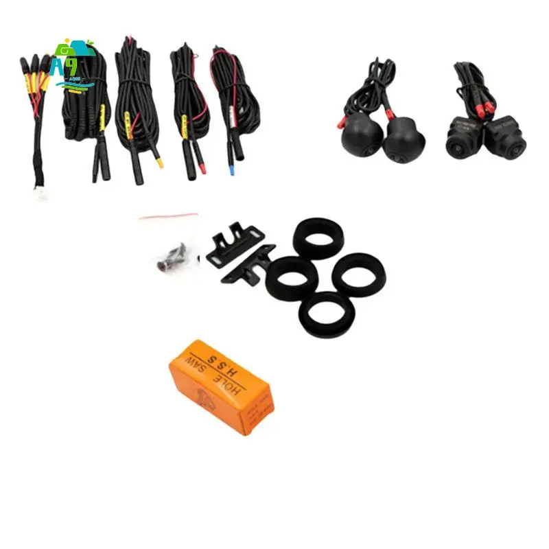 A09E-Car 360 Degree Surround View Camera AHD1080P Camera Right+Left+Front+ Rear View Camera System Master Chip GC2053