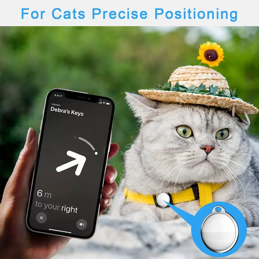 جهاز تعقب Smart Airtag Bluetooth GPS يعمل مع Apple Find My APP ITag Air Tag Tracker Locator Pet Key Finder لنظام IOS