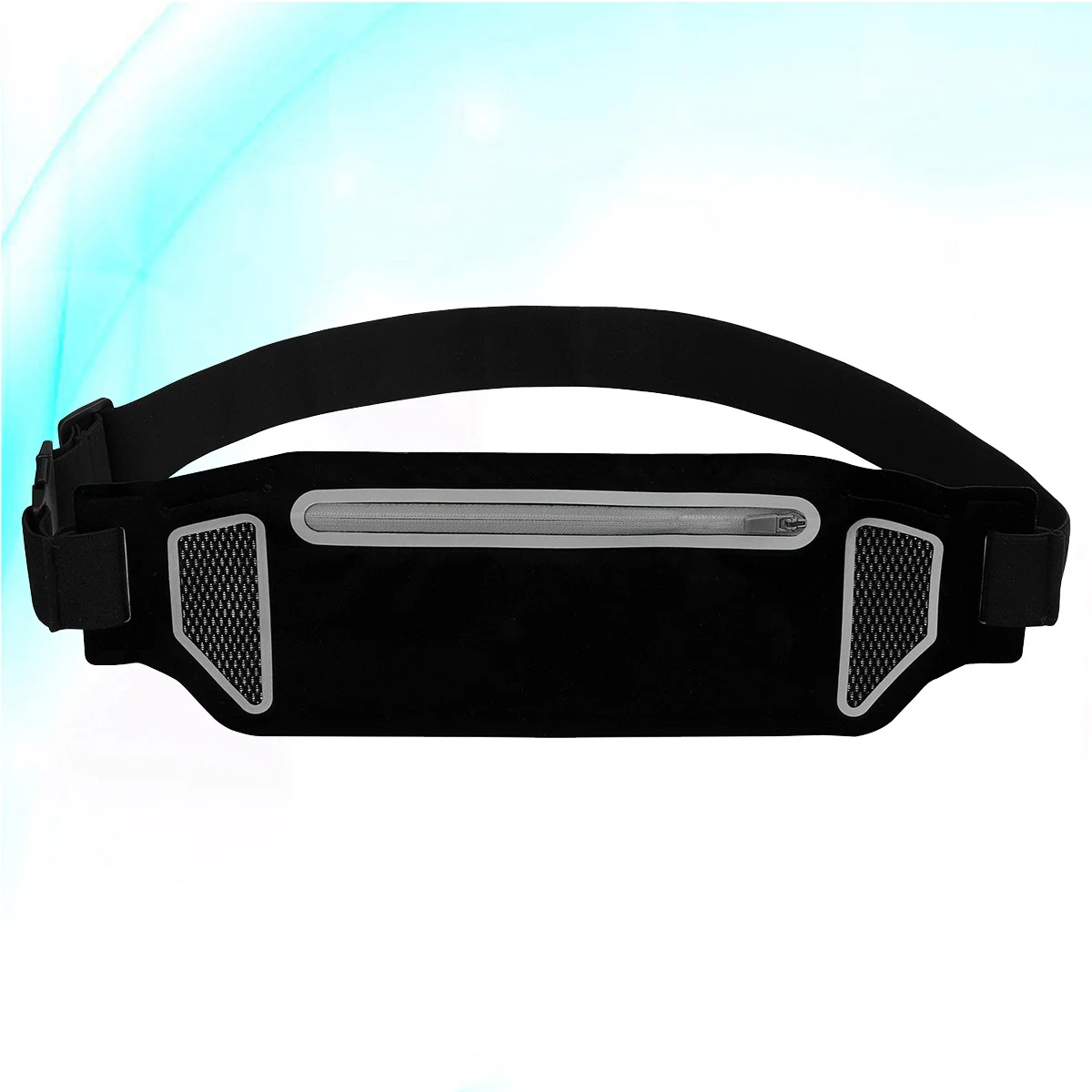 

Поясная сумка унисекс для бега на открытом воздухе, черная ультратонкая водонепроницаемая спортивная поясная сумка для фитнеса, дорожная сумка для мужчин и женщин