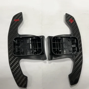 Für BMW M3 M4 4 Serie G22 G80 G82 2021 2022 Real Carbon Fiber Lenkrad Paddel Shifter Verlängerung Auto Stil Zubehör