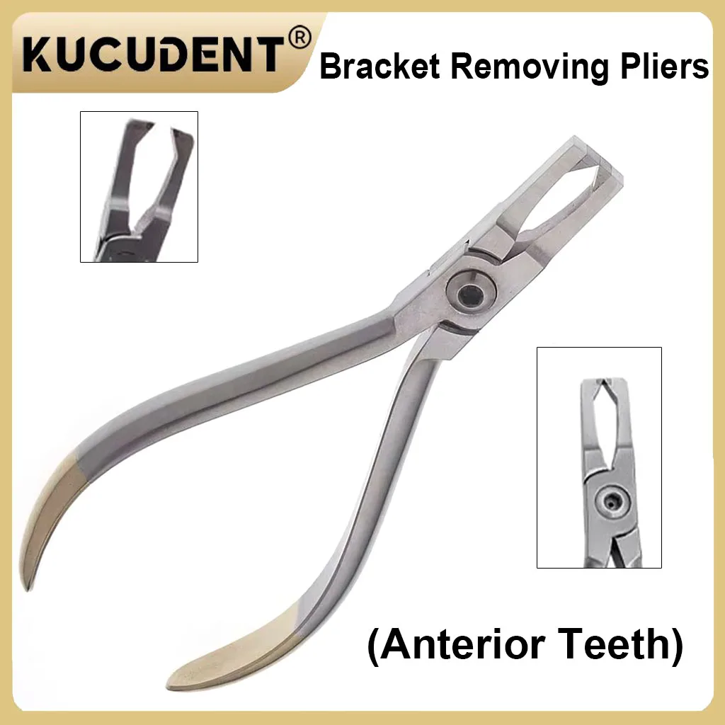 

1 PC Dental Anterior Teeth Bracket Removing Pliers Stainless Steel Orthodontic Forceps for Cutting Adhesive and Bracket Removal