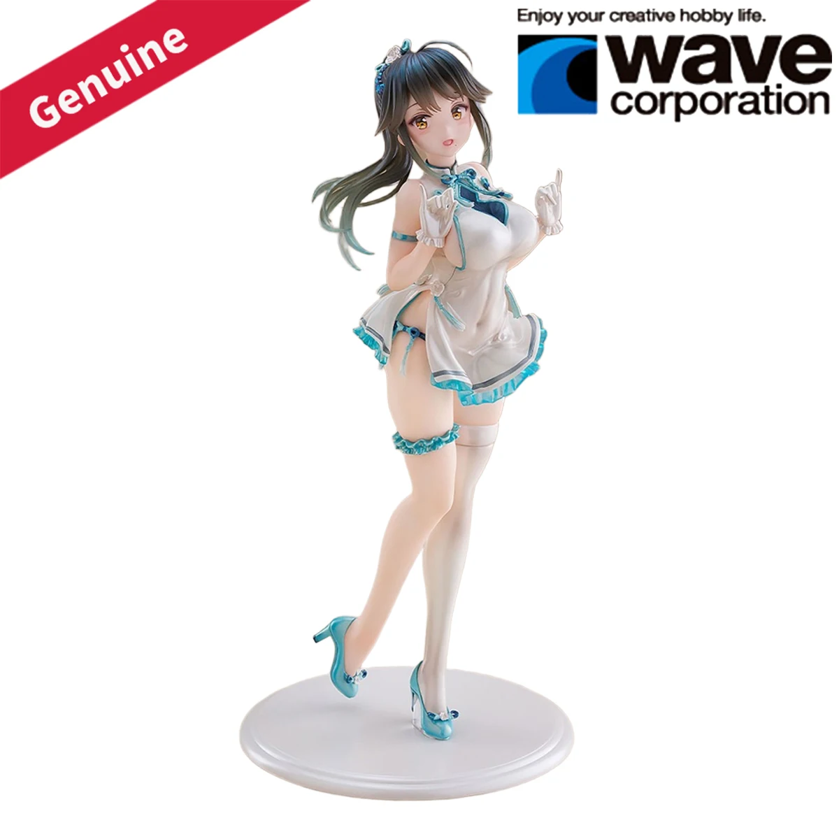 

In Stock Original Wave Prepainted Dream Tech Avian Romance Ponytail Girl Qipao 1/6 H=285mm Original Character Figure Collection