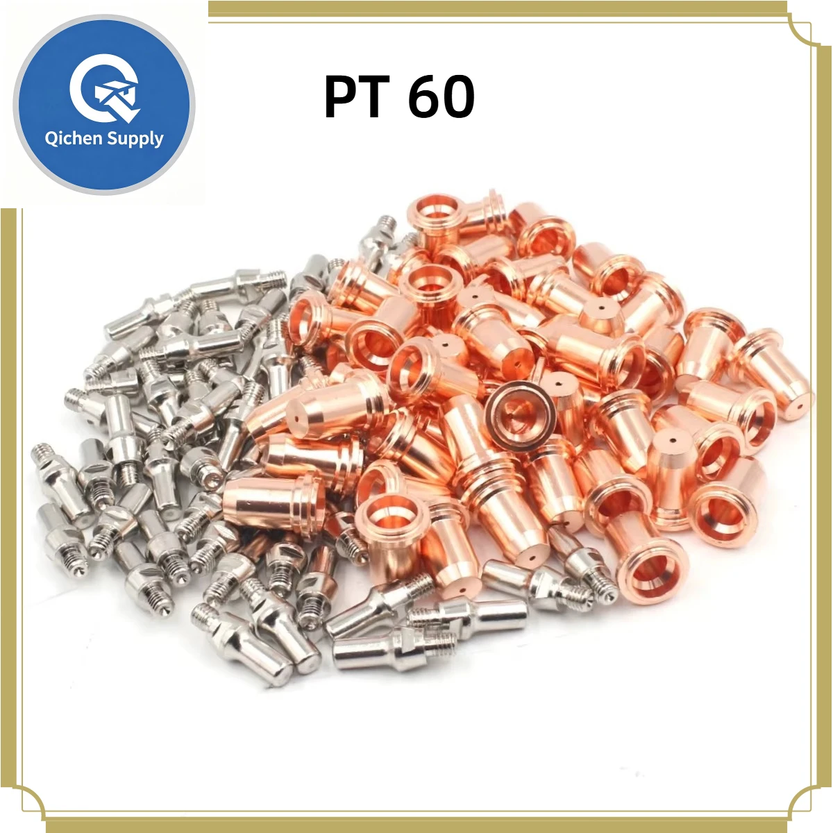 40A-60A Plasma Cutting Electrode 52582 Nozzle 51313 1.0/1.1mm 100~200Pcs for IPT-60 PT-60 PTM60 IPT-40 Torch