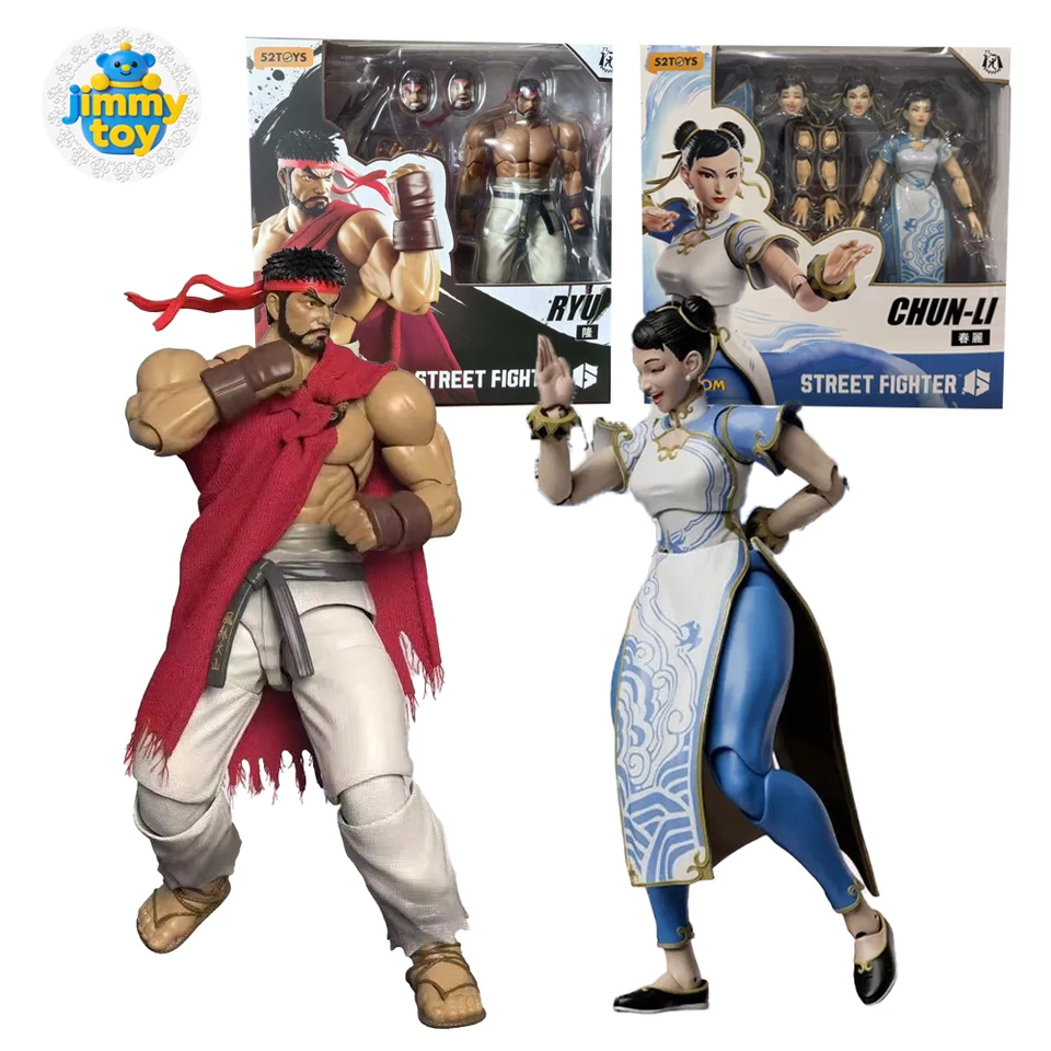 52TOYS FigLite Street Fighter 6 Chun-Li & Ryu 1/12 Scale Action