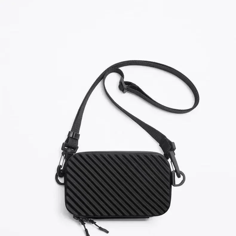 Women Bag Silica Gel Soft Casual Fashion Simple Unisex Zipper Shoulder Bag Pures And Bags Crossbody Women Bag Unisex