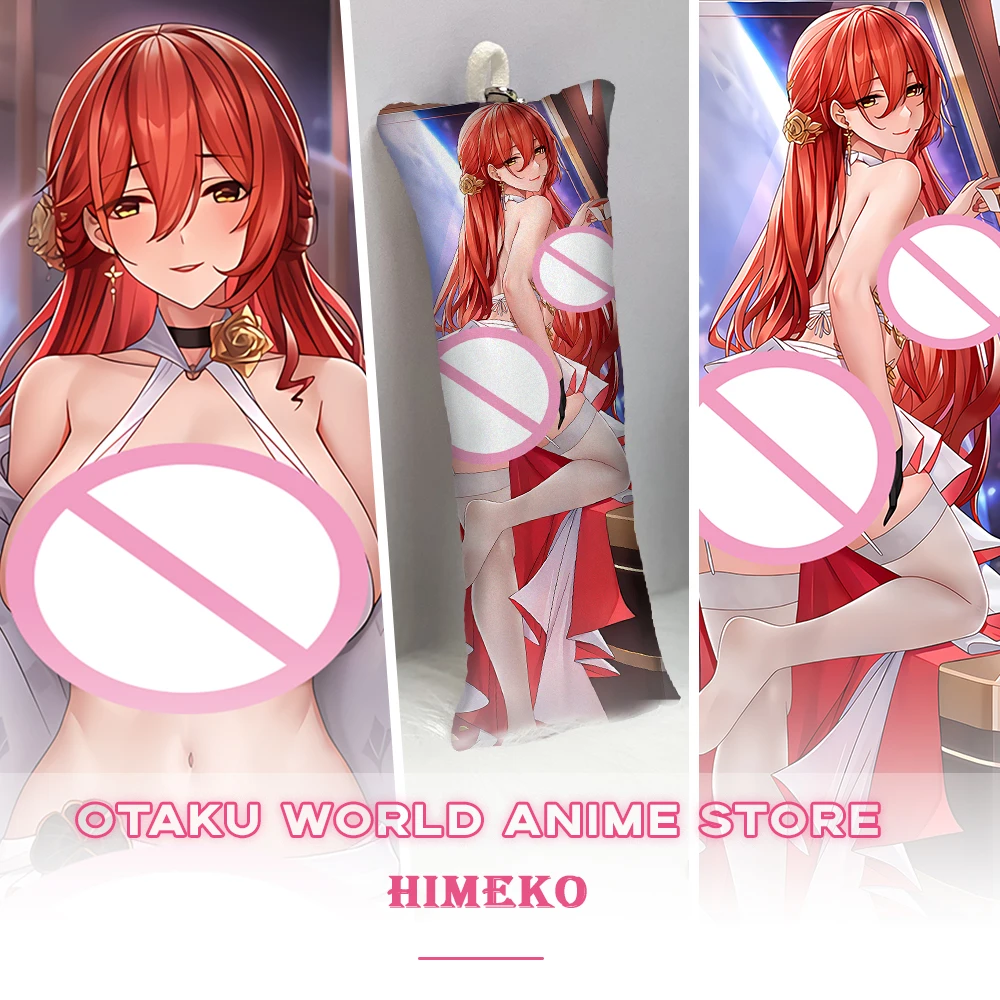 

Honkai Star Rail Himeko Dakimakura Anime Otaku 2-Side Печатный Waifu Декор обнимающая подушка для тела