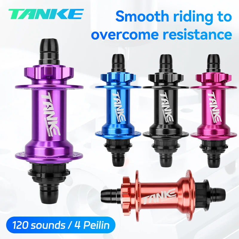 TANKE Dirt Jump Hub Single speed Locks Aluminum Alloy 32holes 120point 135*10mm,DJ MTB Bike hub Locking ring 6 claw 3 teeth BMX