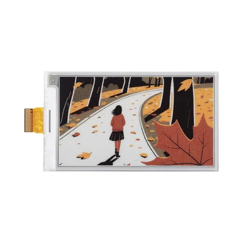 3.7inch E-Paper Display (G), E-Ink Display, 416 × 240 Pixels, Red/Yellow/Black/White, SPI Interface