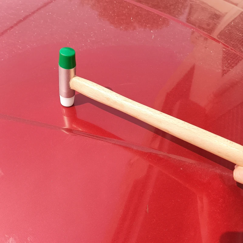أدوات المطرقة الخشبية للأسفل نصائح لإزالة دنت جسم السيارة جزء السيارة رافع دنت ملحقات المطرقة المنزلقة #5