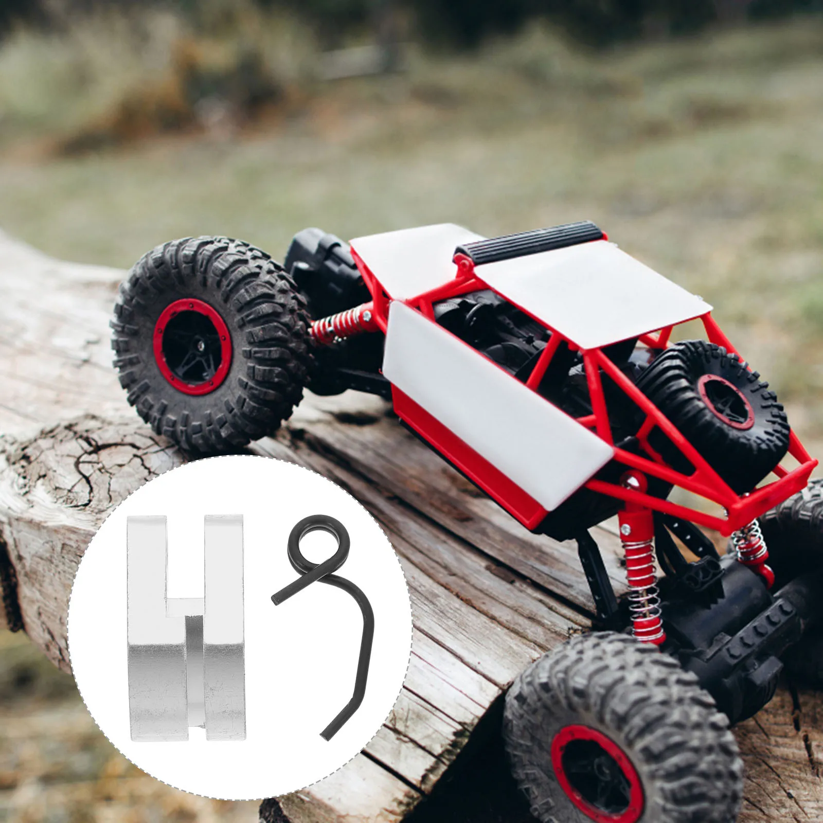 

6Sets Metal Engine Clutch Shoe Spring Assembly Upgraded Component for Rc Vehicle Smooth Operation Space Saving Build