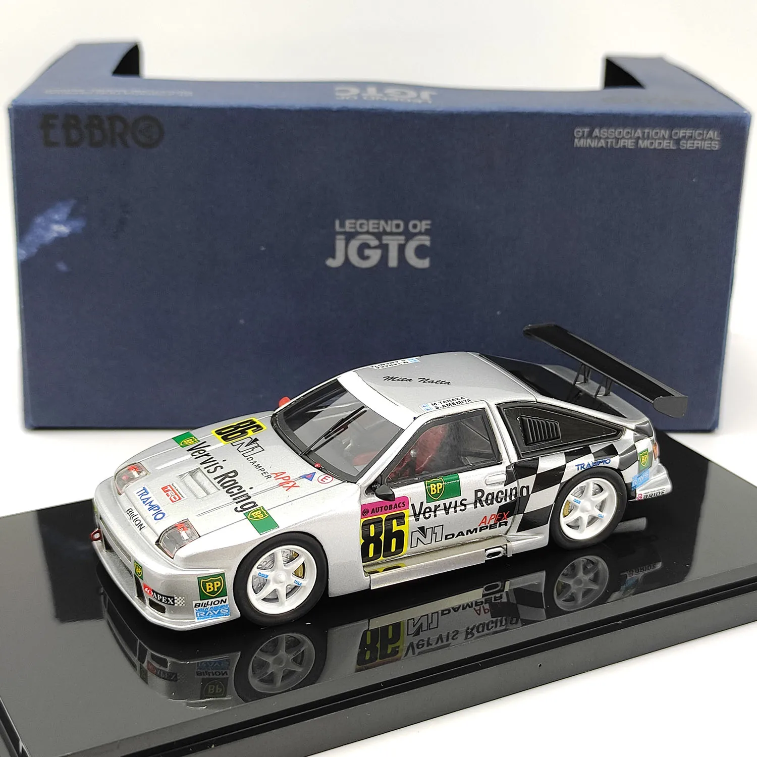 

EBBRO 1:43 Scale Toyota AE86 JGTC 1999 Racing Resin Car Model Collectible Toy Gift Souvenir Display Ornament