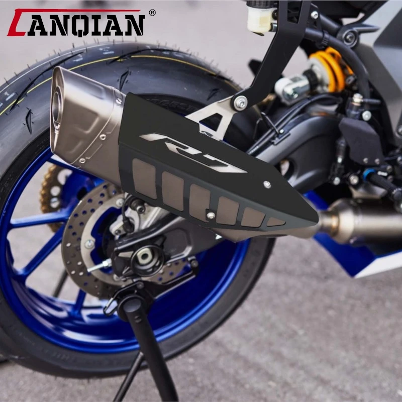 Motorcycle Accessories FOR YAMAHA YZFR7 YZF-R7 MT-07 MT07 2014-2026 Tracer 700 /7GT Exhaust Pipe Heat Shield Cover Muffler Guard