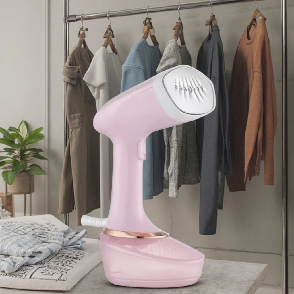 

Портативный ручной отпариватель для одежды — отпариватель для одежды для путешествий и домашнего использования (быстрый нагрев 30 секунд, компактный дизайн, двойное напряжение)