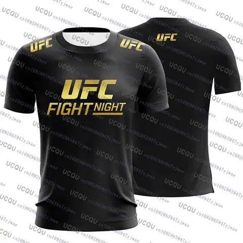 UFC 2025 New Fashion Conor McGregor Mixed Martial Art T-shirt 3D Print Short Sleeve Fighting Tops Vintage Sportwear MMA Jersey
