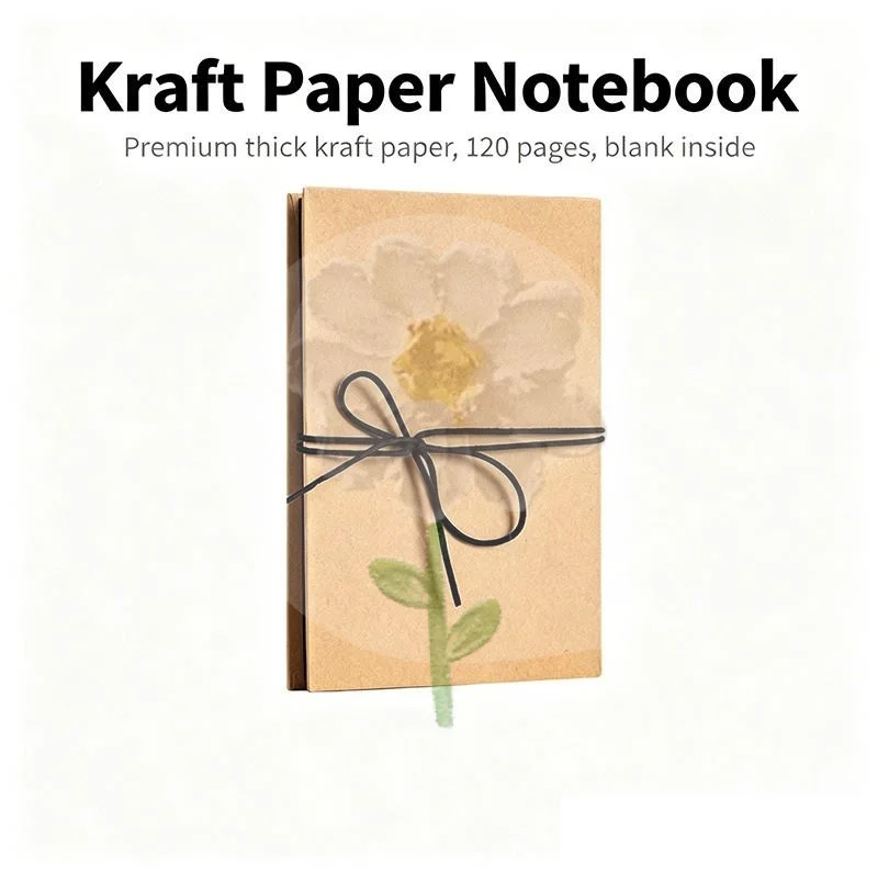 18 Page Accordion Photo Album Foldable Kraft Paper DIY Scrapbook for Couple Memory Wedding Travel Souvenir Collection