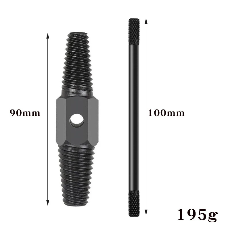 1 Set Double Head Tap Faucet Valve Screw Extractor Set Damaged Broken Wire Water Pipe Bolt Remover Plumbing Tools