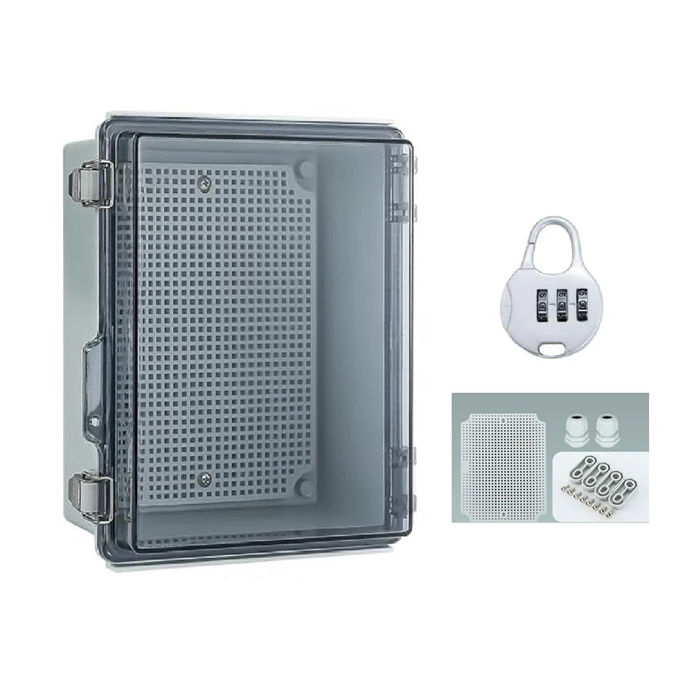 Outdoor Electrical Box 220x170x110 Mm Waterproof IP67 Junction Box Transparent Waterproof Distribution Box