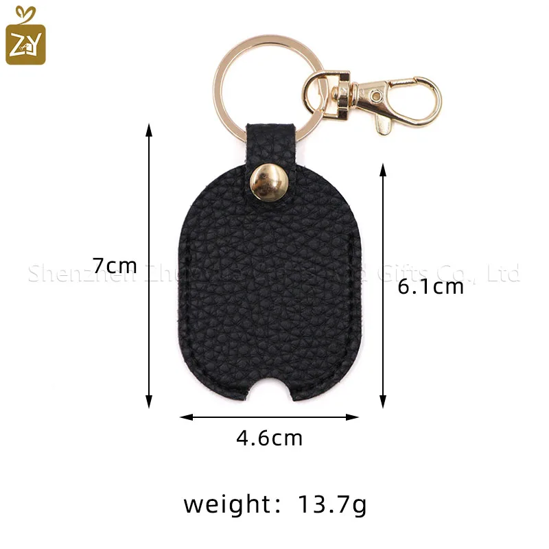 Leather Key Protector Car Key Loop Replacement Vintage Key Sleeve Stylish Keychain Leather Leather Key Sleeve For Women Men