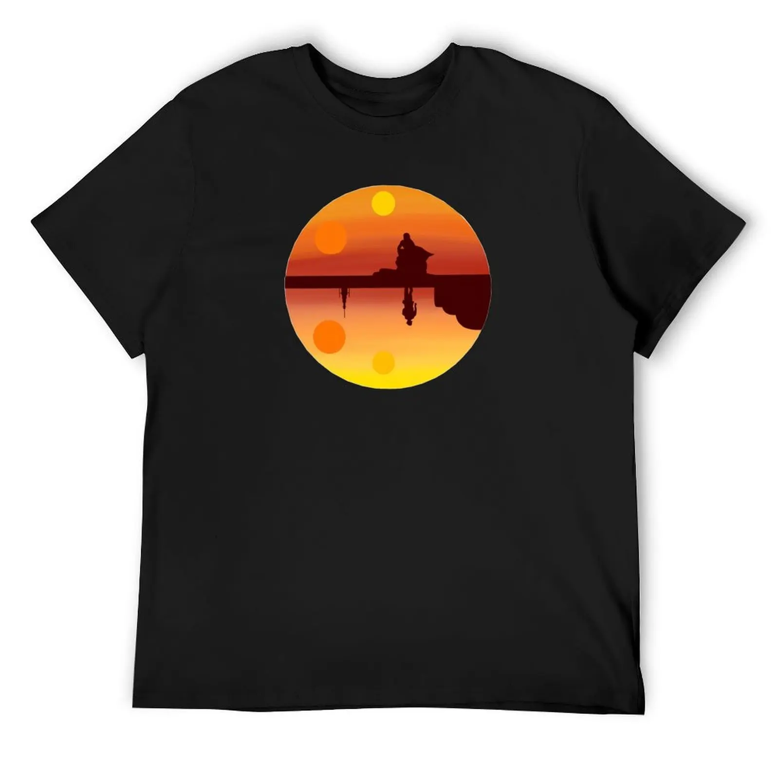 

Parallel Binary Sunset T-Shirt sublime tees man t shirt mens clothing