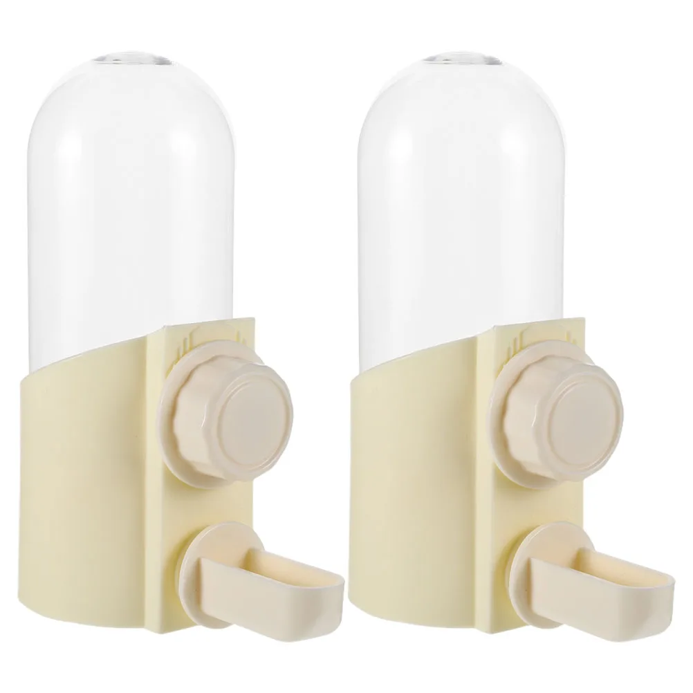 

2PCS Pigeon Drinker Bird Water Feeder Small Animal Bottle Parrot Dispenser Cage Station Food Accessories Safe Material