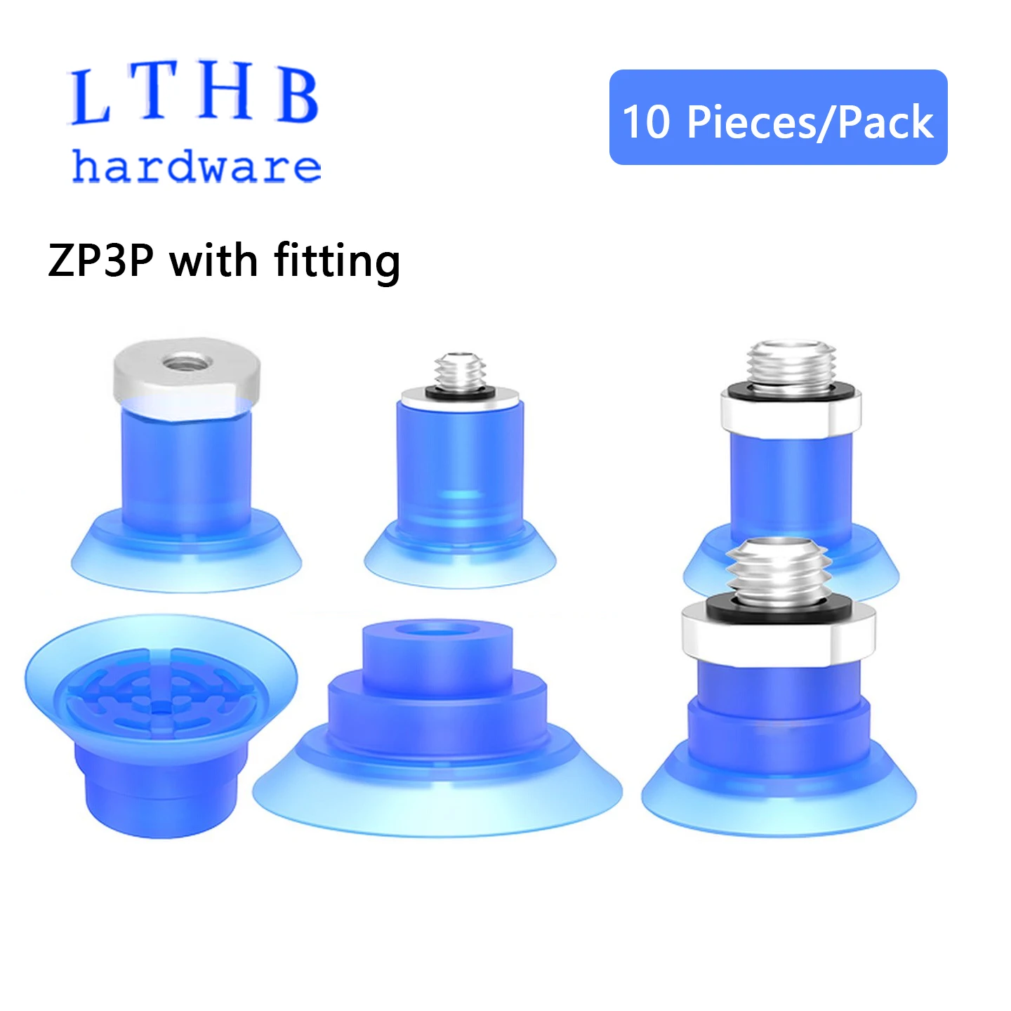10 Pieces/pack ZP3P Vacuum Suction Cup Packing Machine Bag Opening Sucker Injection Molding Machine Pneumatic Robot Gripper Tool