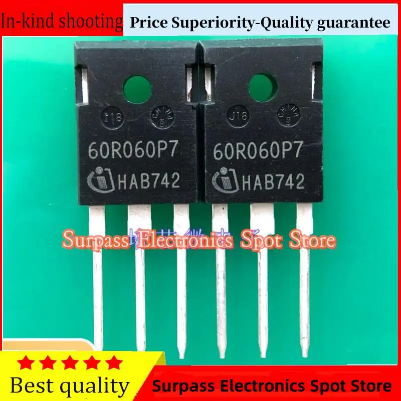 

10PCS-100PCS 60R060P7 IPW60R060P7 TO247 48A 600V MOS Price Superiority-Quality guarantee